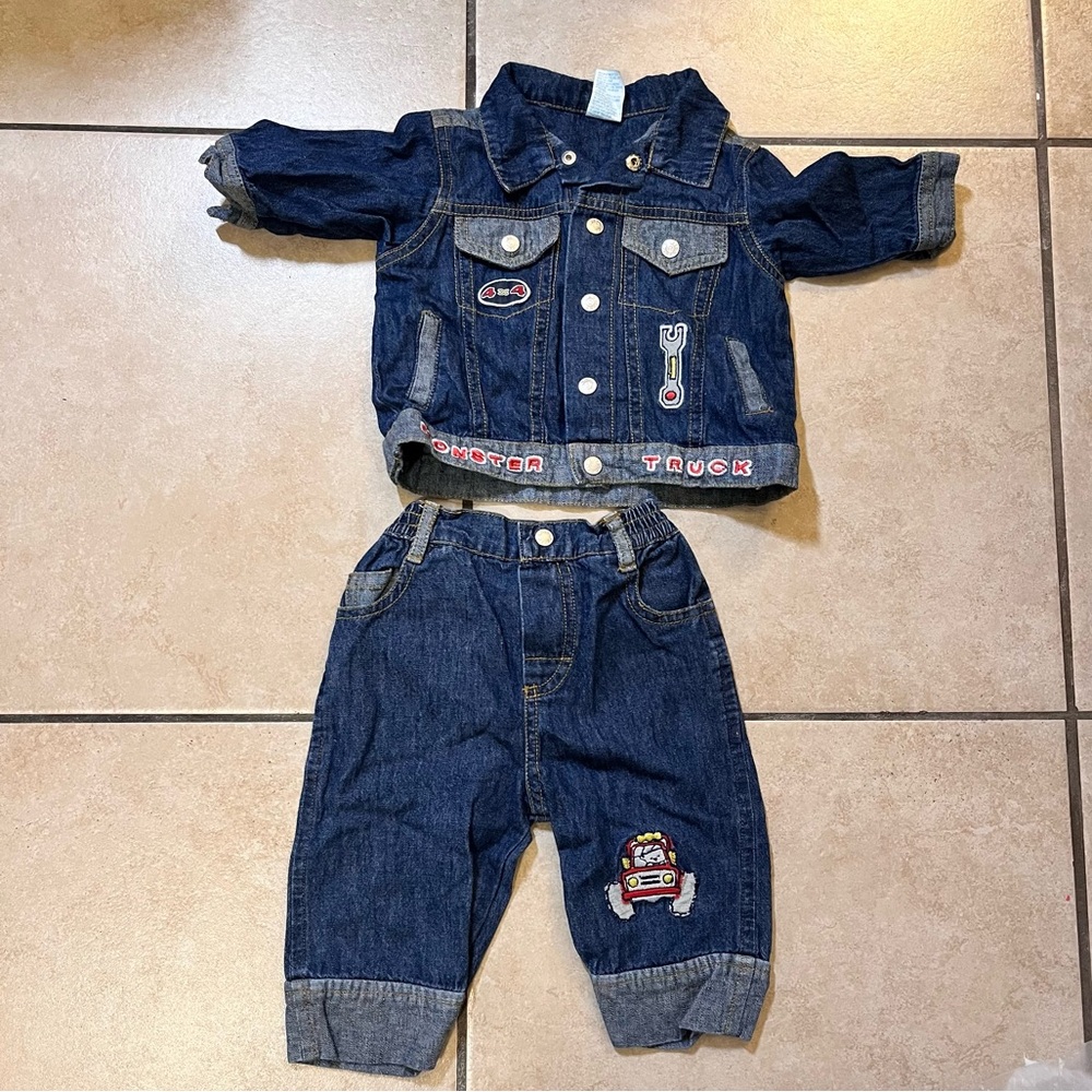 Kids Denim Matching Set